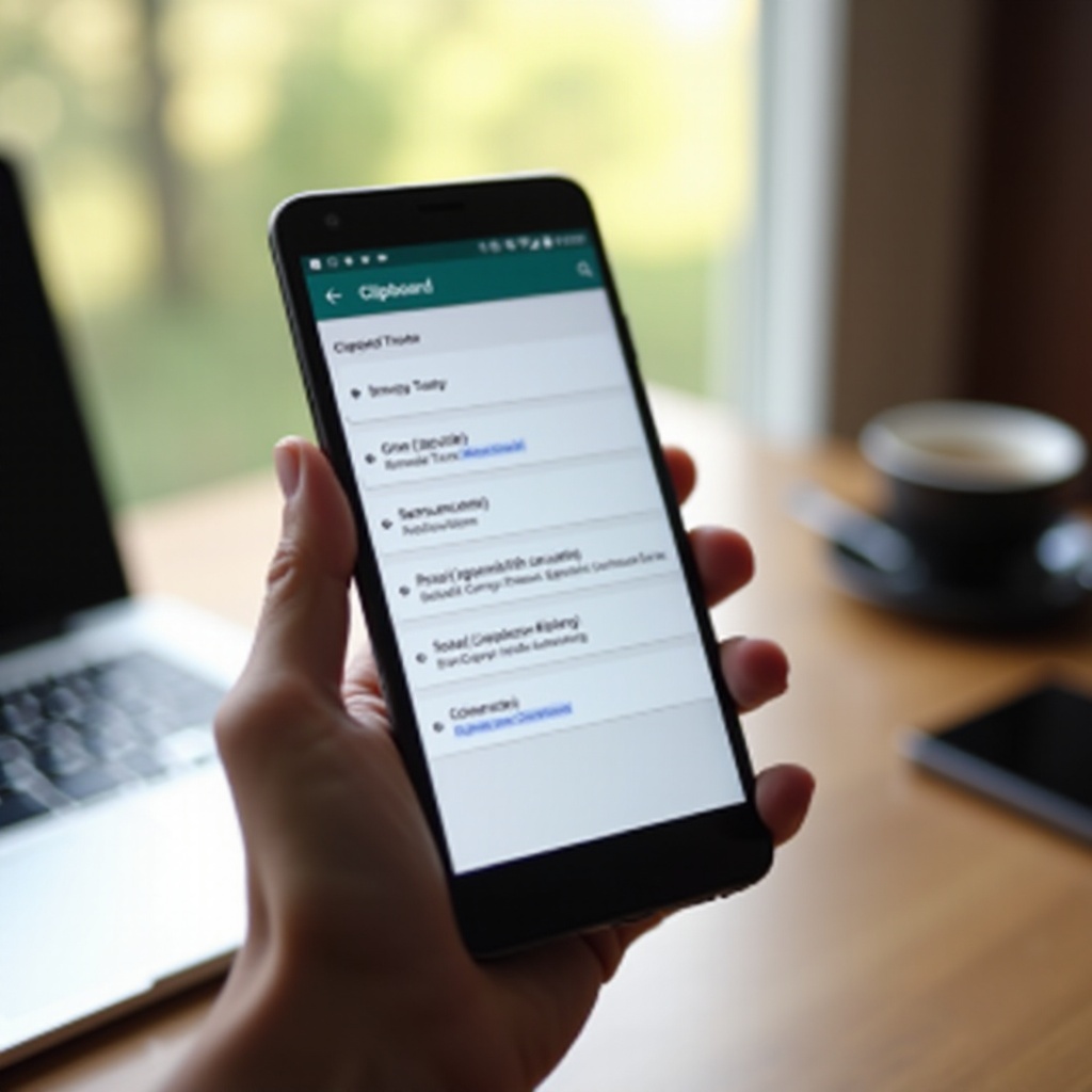 android zwischenablage verlauf