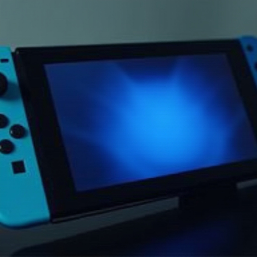 nintendo switch blauer bildschirm