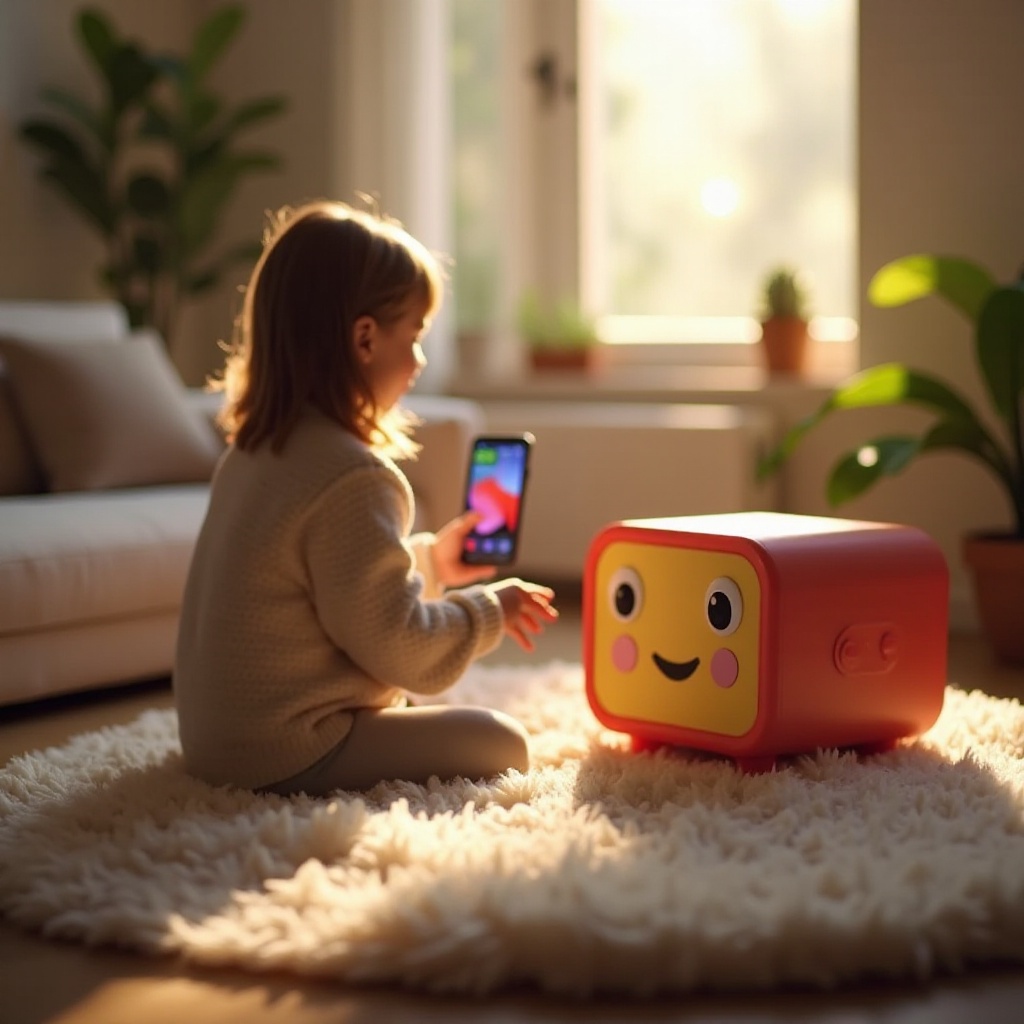 toniebox einrichten mit handy