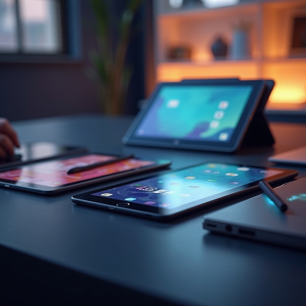 tablet mit zeichenstift