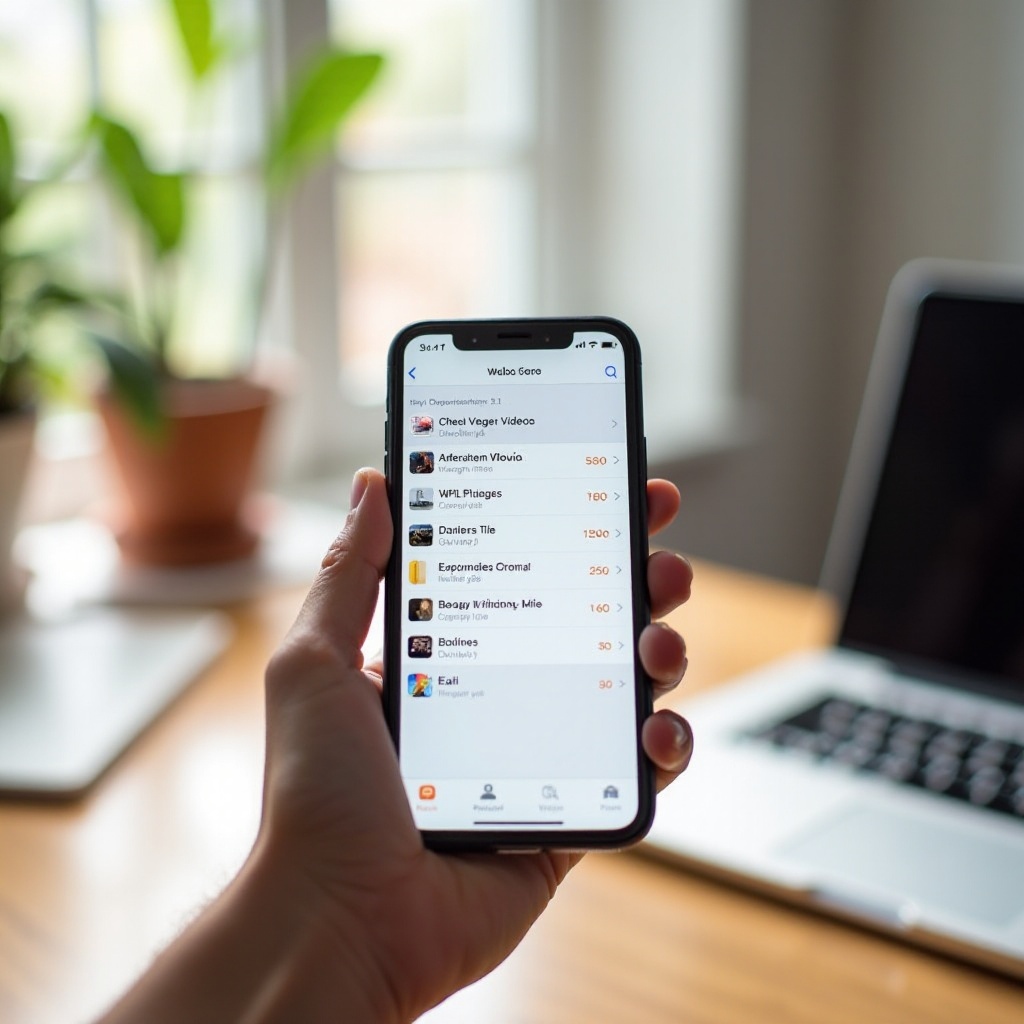 iphone videos nach grösse sortieren
