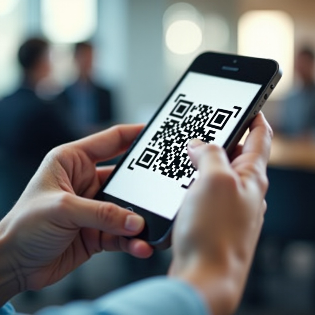 qr code auf eigenem handy scannen iphone